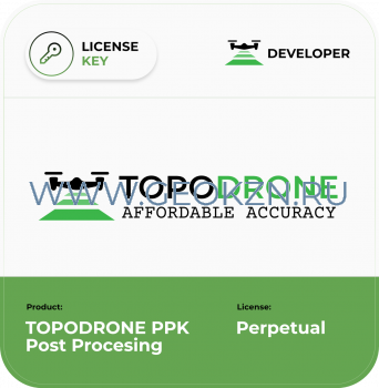 Лицензия на TOPODRONE PPK Post Processing бессрочная